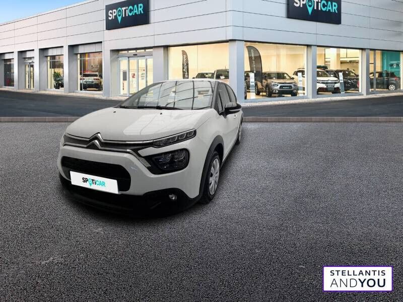 Blanc Utilisé 2022 Citroën C3 Feel Citadine | 11 990 € (Prix juste) - Image 1/4
