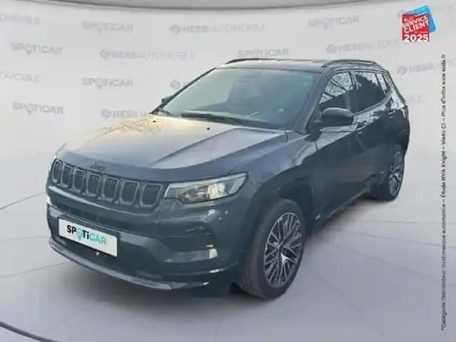 Blue shade métallisé Occasion 2024 Jeep Compass Summit SUV | 29 999 € (Super prix) - Image 1/4