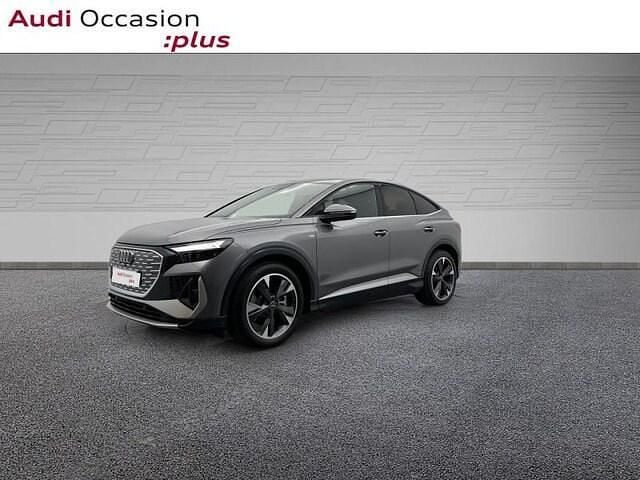 Gris typhon métallisé Occasion 2025 Audi Q4 Sportback e-tron S-Line SUV | 56 990 € (Prix juste) - Image 1/4