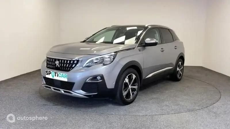 Gris Utilisé 2019 Peugeot 3008 Crossway SUV | 14 399 € (Prix juste) - Image 1/4