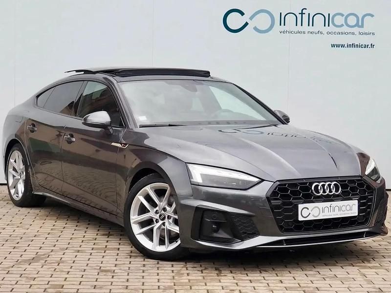 Gris Occasion 2021 Audi A5 Sportback S-line plus Citadine | 32 300 € (Prix juste) - Image 1/4