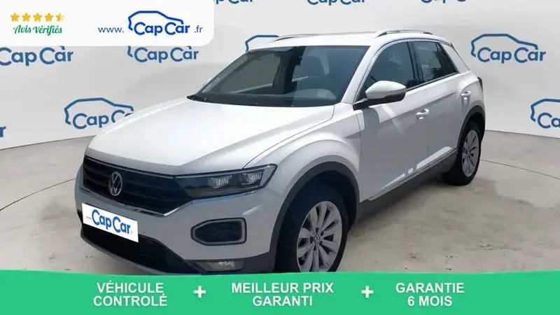 Blanc Utilisé 2021 VW T-Roc SUV | 21 990 € (Bon prix) - Image 1/4