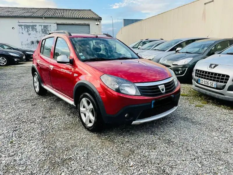 Rouge Occasion 2012 Dacia Sandero Stepway Ambiance Citadine | 6 500 € (Prix juste) - Image 1/4