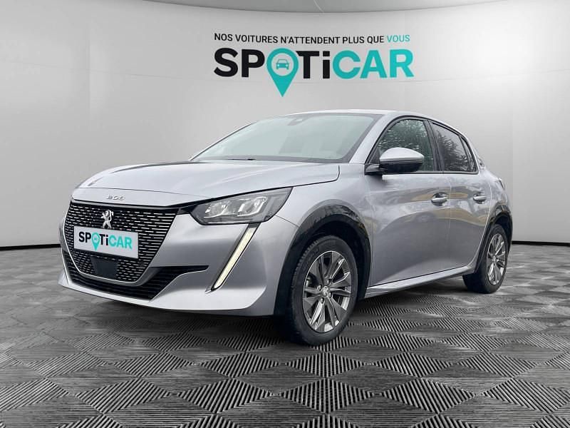 Gris Utilisé 2021 Peugeot e-208 Citadine | 13 900 € (Prix juste) - Image 1/4
