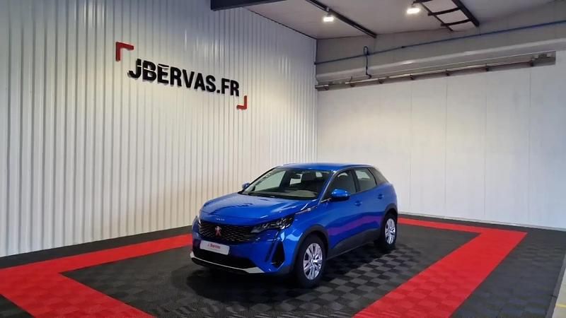 Bleu Utilisé 2021 Peugeot 3008 Active SUV | 18 690 € (Prix juste) - Image 1/4