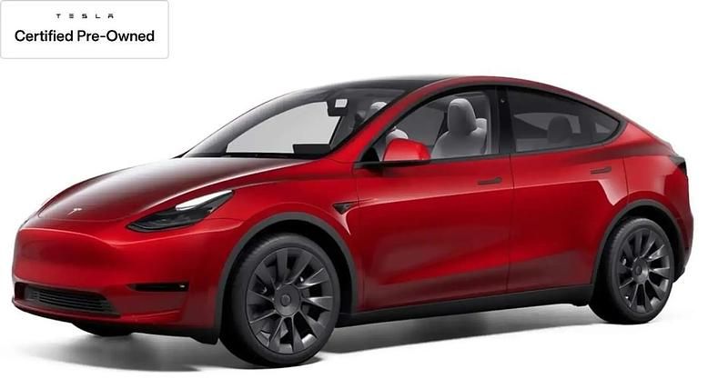 Rouge Utilisé 2021 Tesla Model Y Long Range AWD SUV | 34 256 € (Prix juste) - Image 1/4