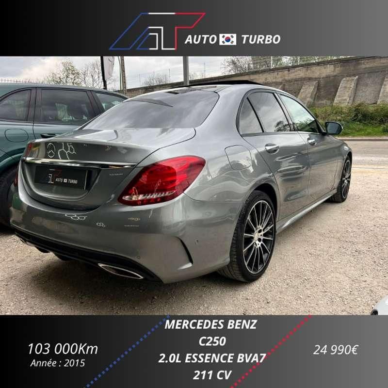 Occasion Mercedes C250 Sportline 207 ch (152 kW) 2015 Gris Berline