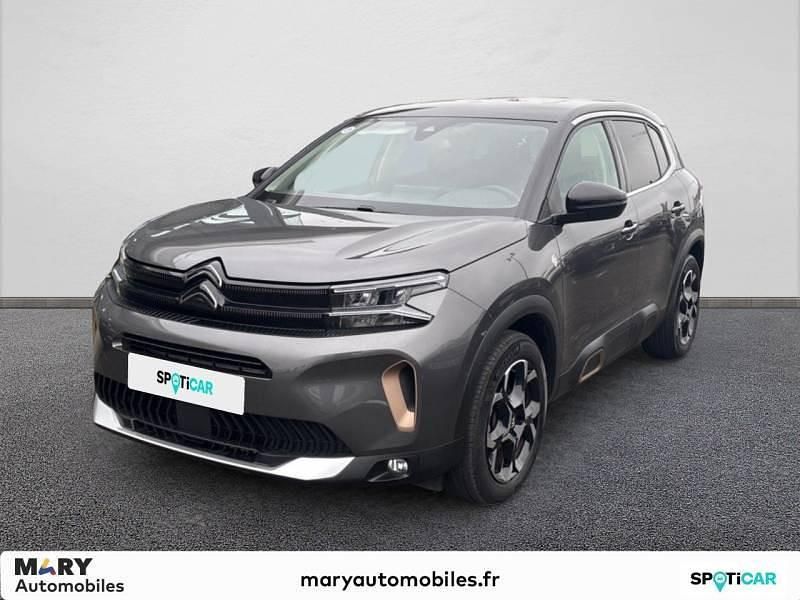 Gris Utilisé 2022 Citroën C5 Aircross PureTech SUV | 23 990 € (Prix assez cher) - Image 1/4