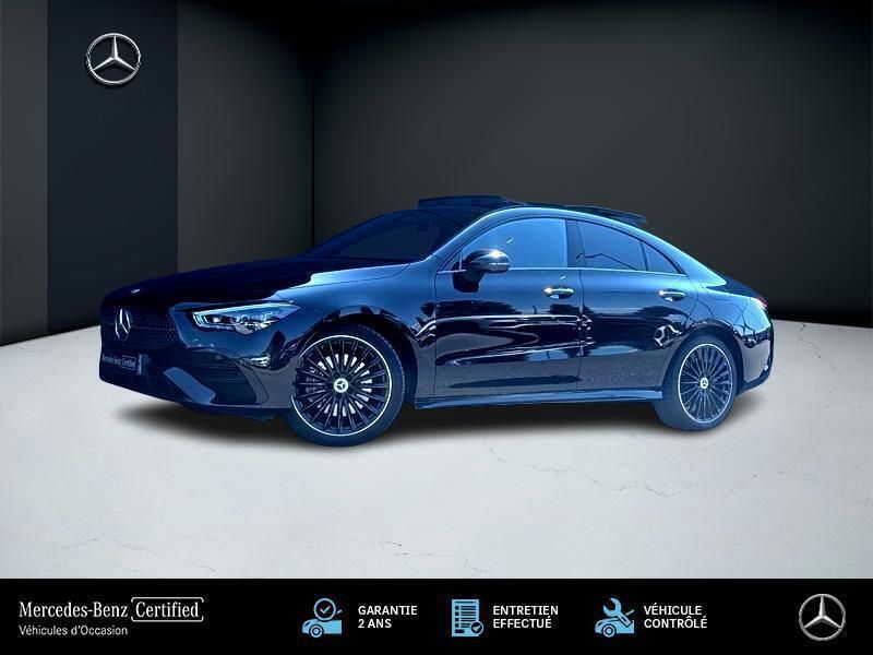 Noir Utilisé 2024 Mercedes CLA250 AMG line Berline | 44 889 € - Image 1/3