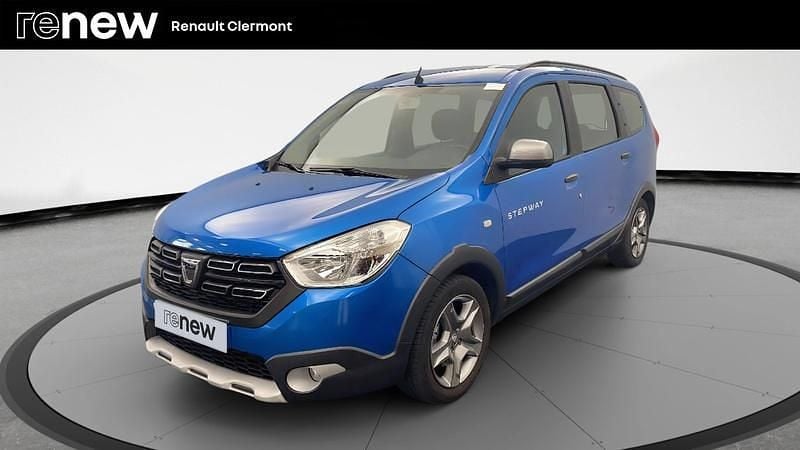 Bleu Utilisé 2021 Dacia Lodgy Stepway Monospace | 15 990 € (Bon prix) - Image 1/4