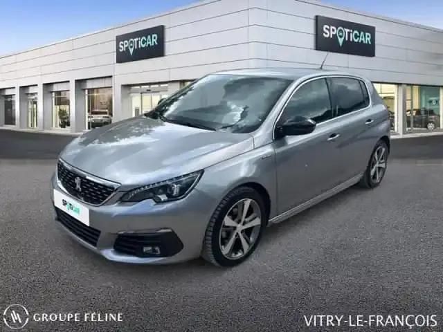Gris artense Utilisé 2020 Peugeot 308 GT-line Berline | 15 490 € (Prix juste) - Image 1/4
