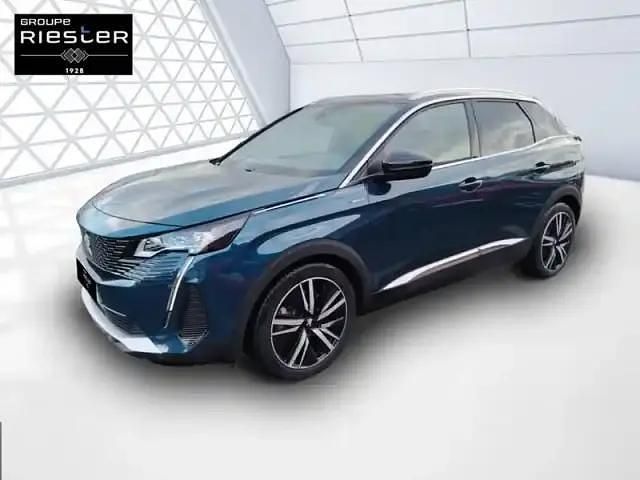 Bleu Utilisé 2021 Peugeot 3008 | 23 960 € - Image 1/4