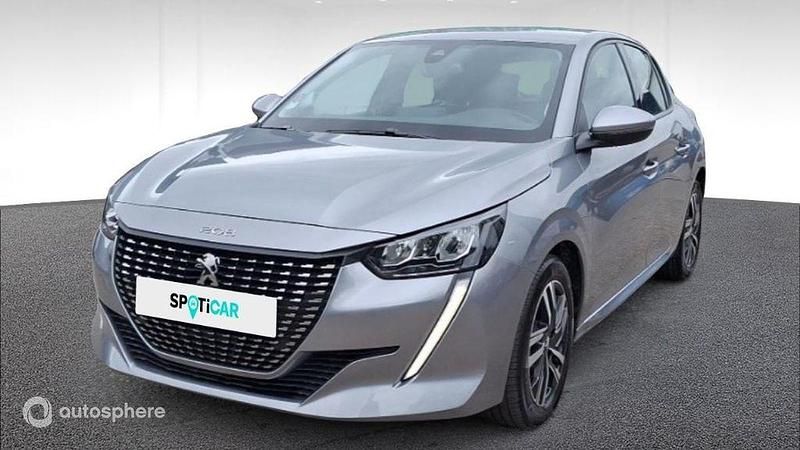 Gris Utilisé 2020 Peugeot 208 Allure Citadine | 14 280 € (Prix juste) - Image 1/4