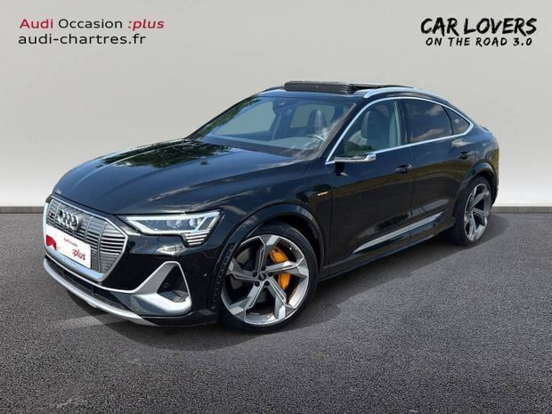 Noir mythic métallisé Utilisé 2021 Audi e-tron Sport SUV | 49 890 € - Image 1/4
