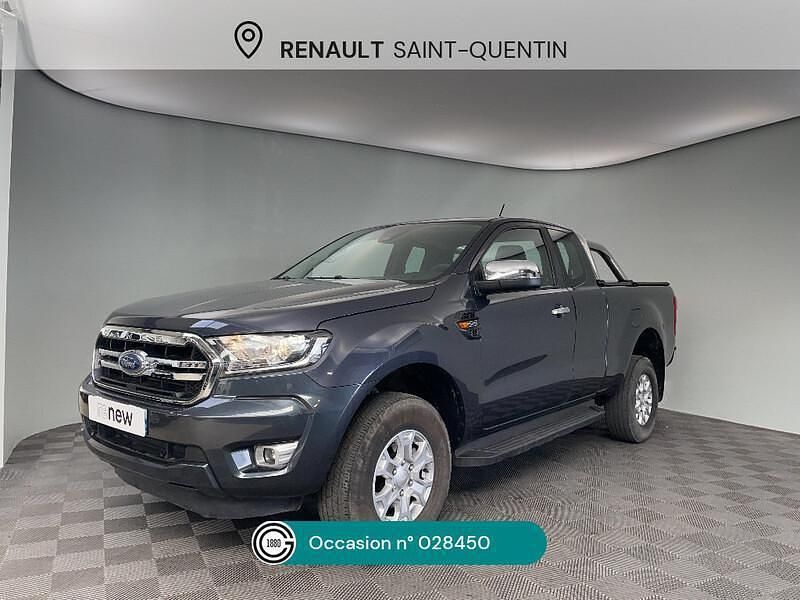 Gris Utilisé 2020 Ford Ranger XLT Pick-up | 27 990 € (Prix juste) - Image 1/4