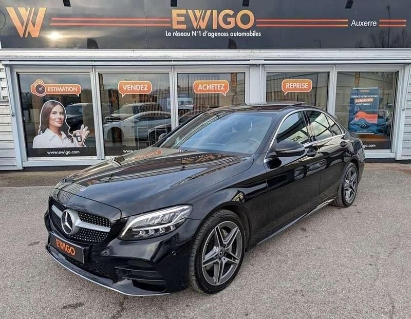 Occasion Mercedes C220 AMG line 194 ch (142 kW) 2018 Noir Berline