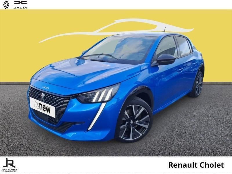 Noir Utilisé 2020 Peugeot 208 GT-line Citadine | 12 990 € (Prix juste) - Image 1/4