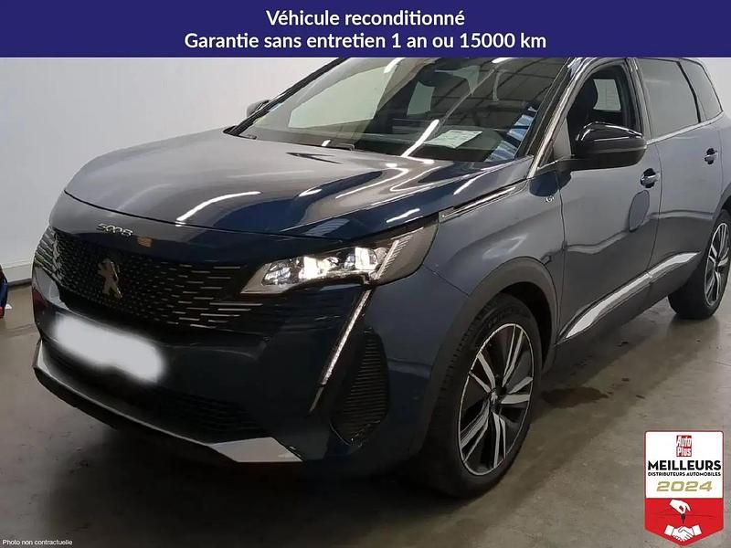 Bleu Utilisé 2022 Peugeot 5008 GT SUV | 26 900 € (Prix assez cher) - Image 1/4
