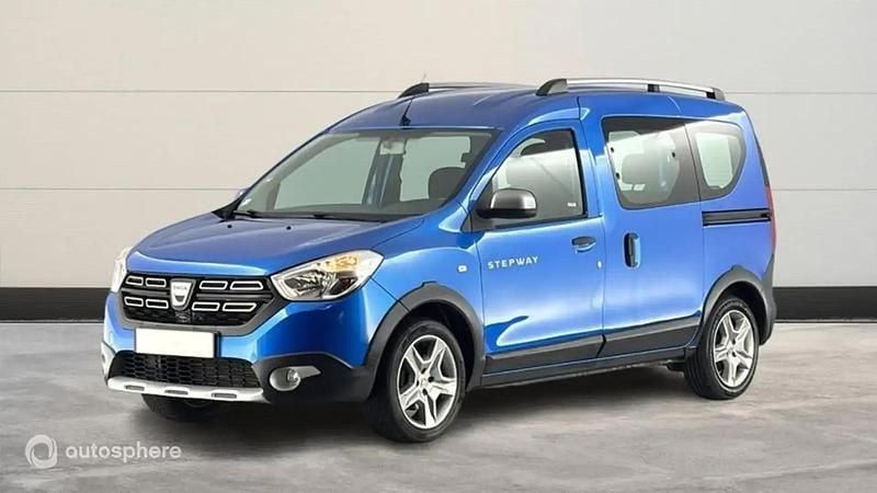 Bleu Occasion 2020 Dacia Dokker Stepway Monospace | 15 999 € (Prix assez cher) - Image 1/4