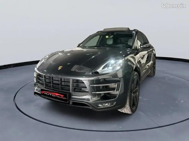 Gris Occasion 2017 Porsche Macan Turbo SUV | 54 990 € (Bon prix) - Image 1/4