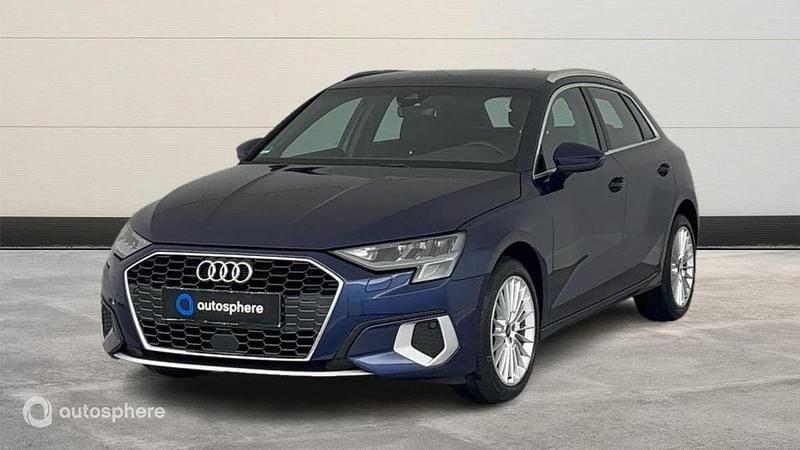 Bleu Utilisé 2022 Audi A3 Design Berline | 27 499 € (Bon prix) - Image 1/4