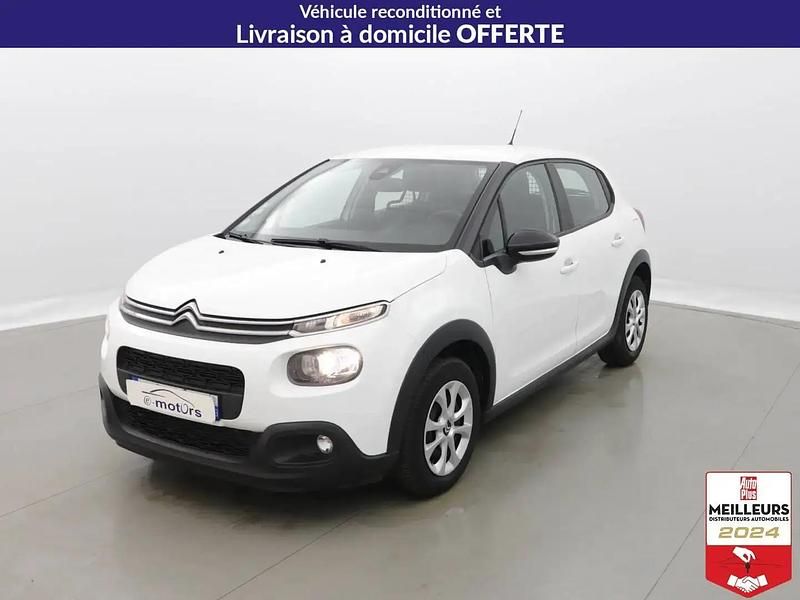 Blanc Utilisé 2018 Citroën C3 Feel Citadine | 8 900 € - Image 1/4