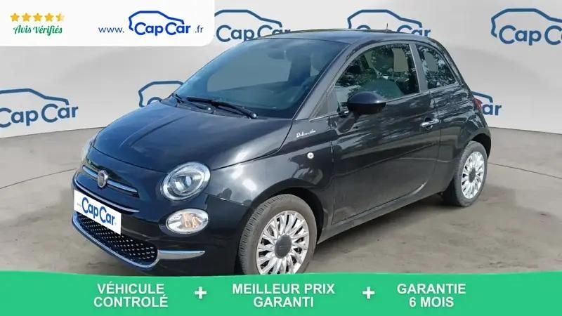 Noir Utilisé 2021 Fiat 500 Dolcevita Citadine | 11 289 € (Bon prix) - Image 1/4