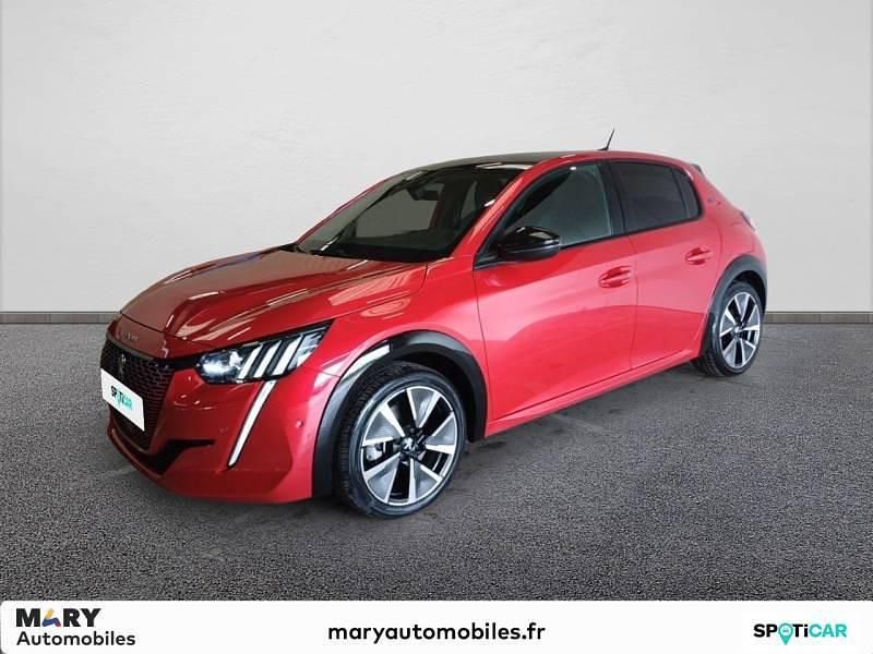 Rouge Occasion 2022 Peugeot e-208 GT Citadine | 22 490 € (Prix cher) - Image 1/4