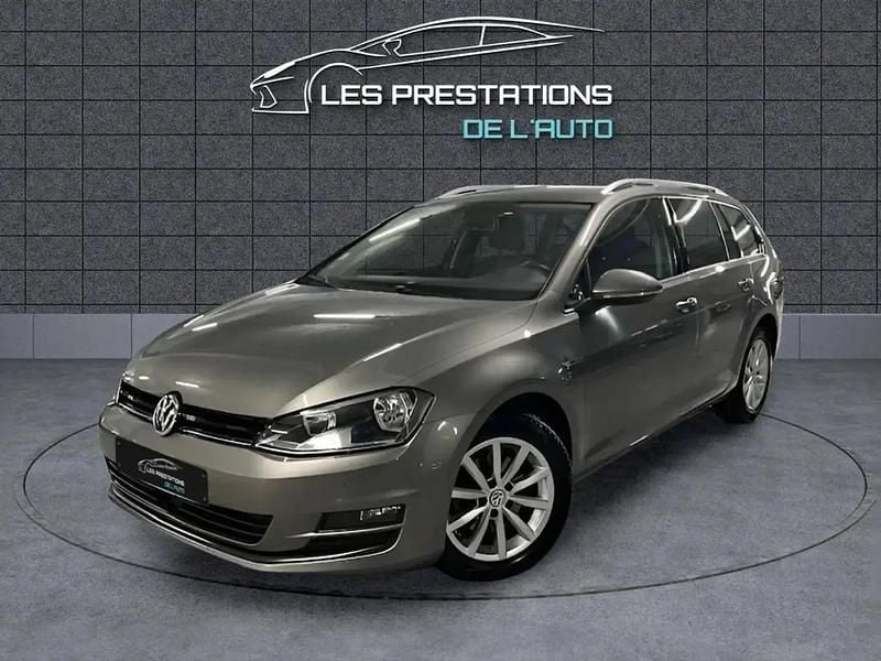 Gris Utilisé 2015 VW Golf VII LOUNGE Break | 9 990 € (Bon prix) - Image 1/4