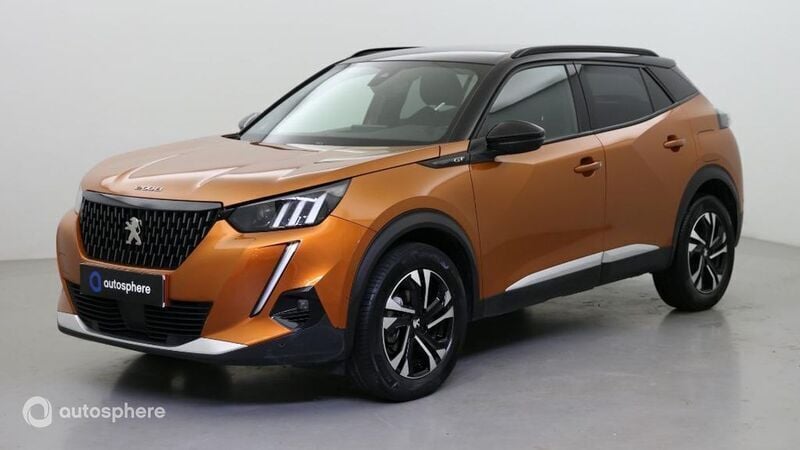 Orange Utilisé 2021 Peugeot 2008 GT SUV | 16 499 € (Prix juste) - Image 1/4