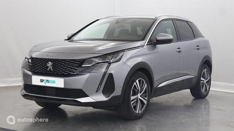 Gris artense (m) Utilisé 2021 Peugeot 3008 Allure SUV | 17 499 € (Super prix) - Image 1/4