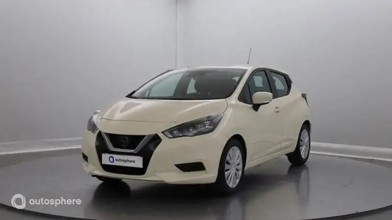 Beige Utilisé 2022 Nissan Micra Acenta Citadine | 13 999 € (Prix juste) - Image 1/4
