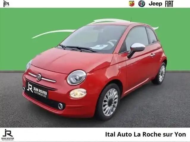 Pasodoble red pastel Occasion 2023 Fiat 500 Style Berline | 12 490 € (Prix juste) - Image 1/4