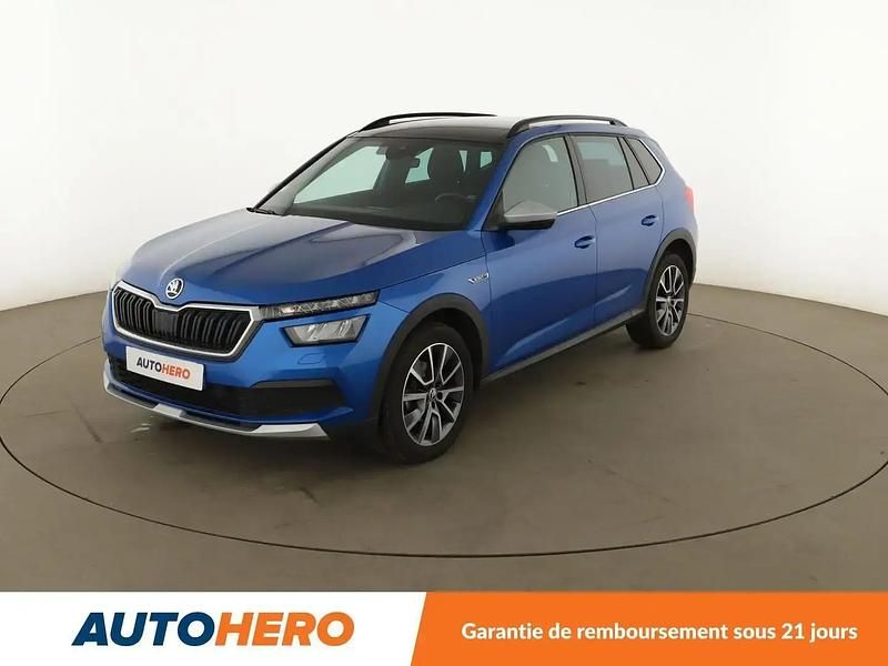 Bleu Occasion 2021 Skoda Kamiq ScoutLine SUV | 17 990 € (Prix juste) - Image 1/2