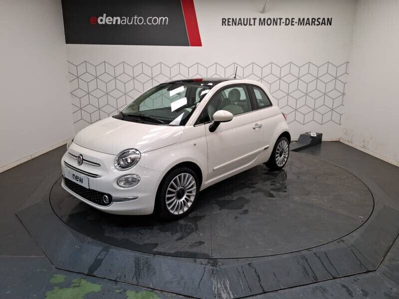 Beige Utilisé 2019 Fiat 500 Lounge Citadine | 10 990 € (Prix juste) - Image 1/2