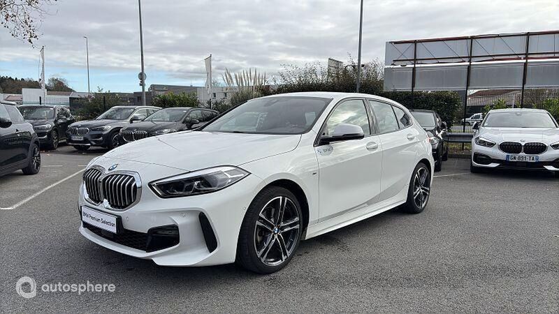 Blanc Utilisé 2023 BMW 118 M Sport Citadine | 29 799 € (Prix juste) - Image 1/4
