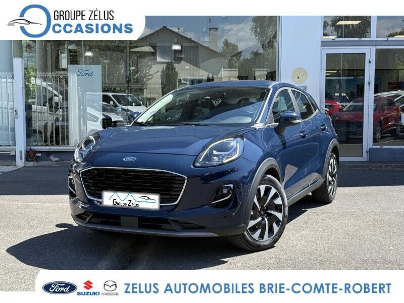 Bleu Utilisé 2023 Ford Puma Business Edition SUV | 14 650 € (Prix juste) - Image 1/4