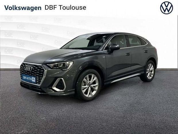 Gris Utilisé 2021 Audi Q3 Sportback S-Line SUV | 36 989 € (Prix juste) - Image 1/4