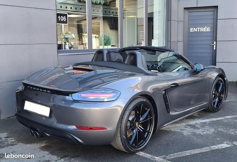 Occasion Porsche 718 Boxster 300 ch (220 kW) 2017 Gris Cabriolet