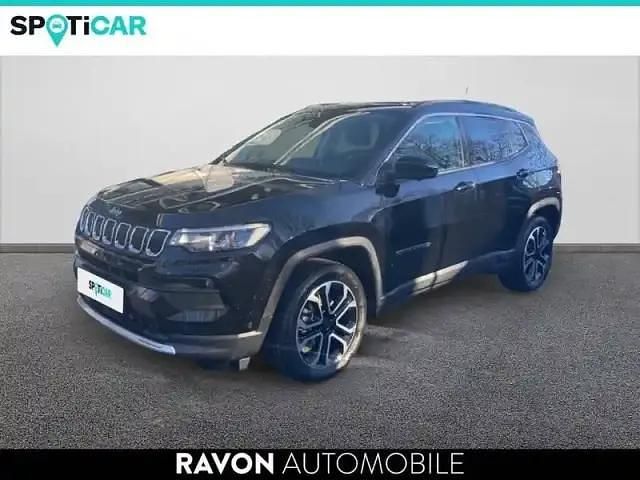 Solid black Utilisé 2023 Jeep Compass Limited SUV | 26 900 € (Prix juste) - Image 1/4