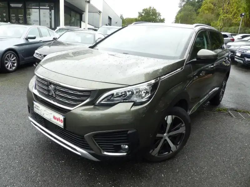 Gris Utilisé 2018 Peugeot 5008 Allure Monospace | 17 990 € (Prix juste) - Image 1/4
