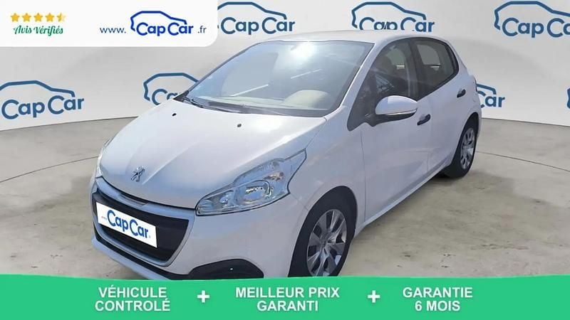Blanc Utilisé 2018 Peugeot 208 Business-Line Citadine | 9 380 € (Bon prix) - Image 1/4