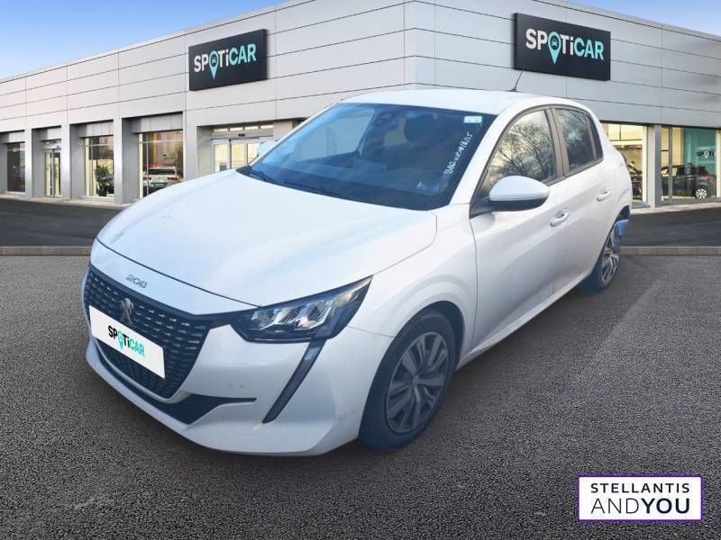 Blanc Utilisé 2020 Peugeot 208 Business-Line Citadine | 11 490 € (Prix juste) - Image 1/3
