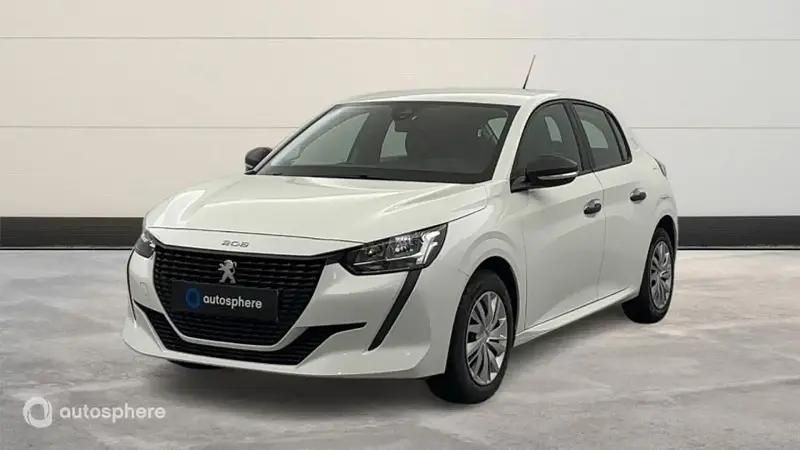 Blanc Utilisé 2022 Peugeot 208 S Citadine | 11 299 € (Prix juste) - Image 1/4