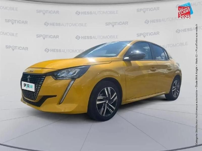 Jaune Utilisé 2023 Peugeot 208 Style Citadine | 13 499 € (Prix juste) - Image 1/4