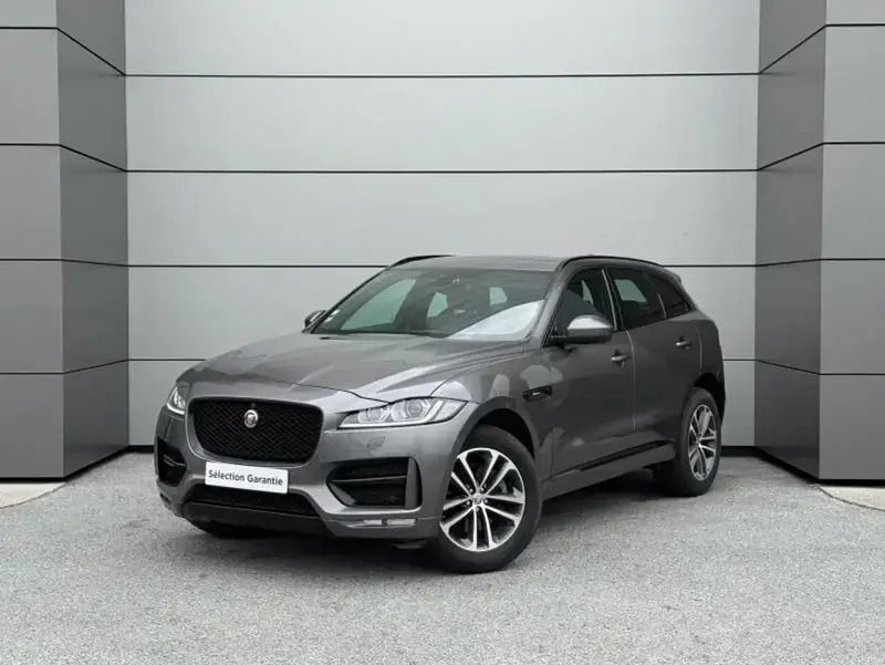 Gris Utilisé 2016 Jaguar F-Pace R-Sport SUV | 33 900 € - Image 1/4