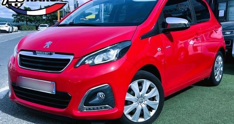 Rouge Utilisé 2020 Peugeot 108 Style Citadine | 7 490 € (Bon prix) - Image 1/4