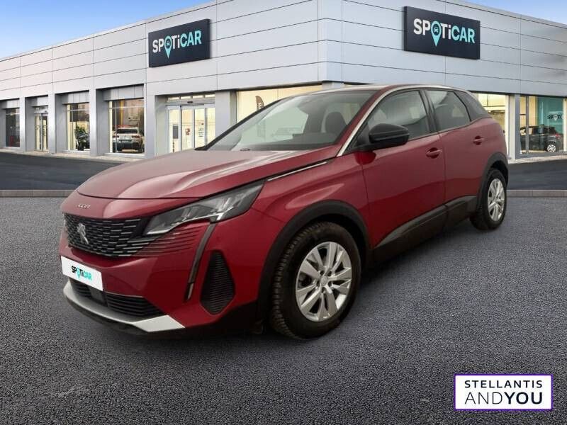 Rouge Utilisé 2021 Peugeot 3008 Active | 15 990 € (Bon prix) - Image 1/4