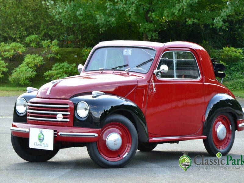 Rouge Occasion 1952 Fiat 500C Cabriolet | 12 900 € - Image 1/4