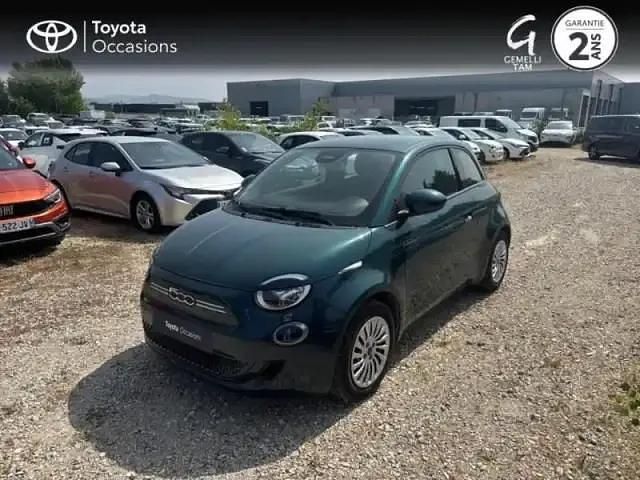 Ocean green métal Occasion 2022 Fiat 500e Action Citadine | 11 990 € (Prix juste) - Image 1/4
